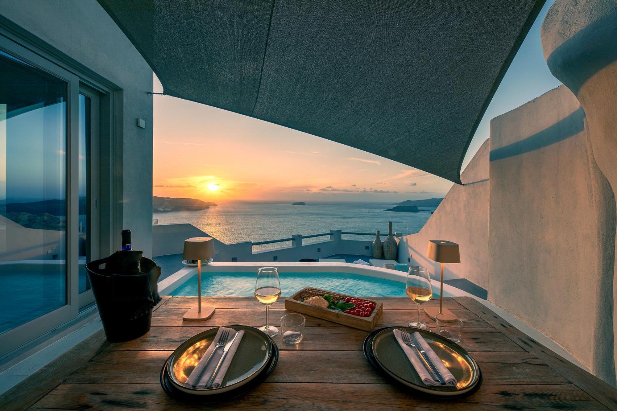 Grand View - Megalochori Santorini Aparthotel Exterior foto